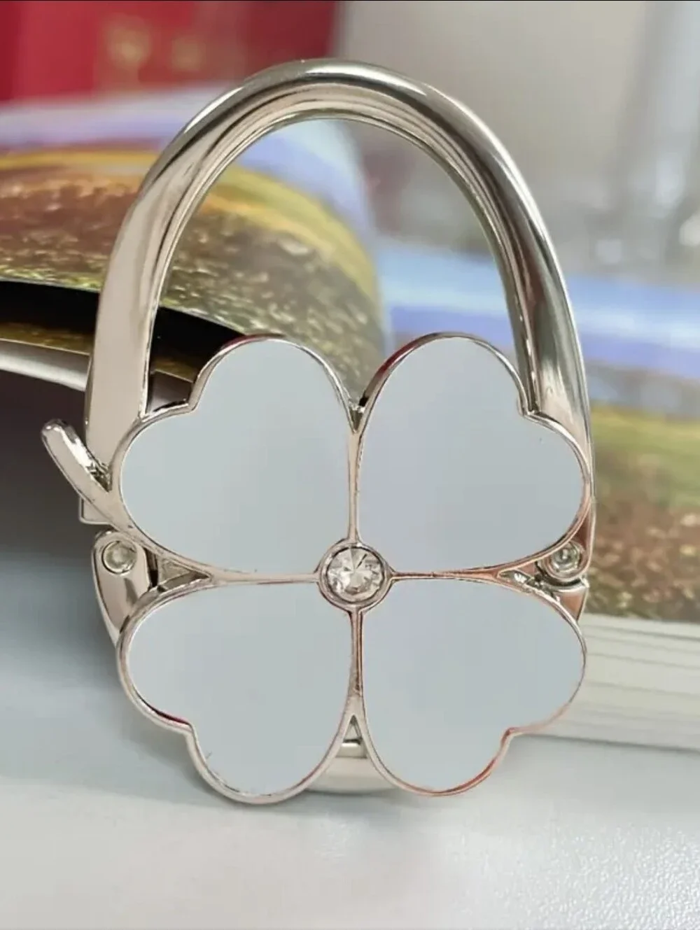 Clover Purse Charm, Hanger.NEW - Picture 3 of 7